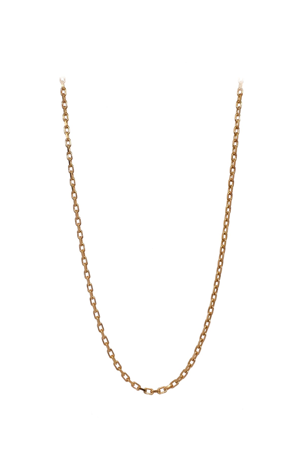 9 Carat Yellow Gold 50cm Flat Diamond Cut Cable 1.6mm Chain available at LeGassick Diamonds and Jewellery Gold Coast, Australia.