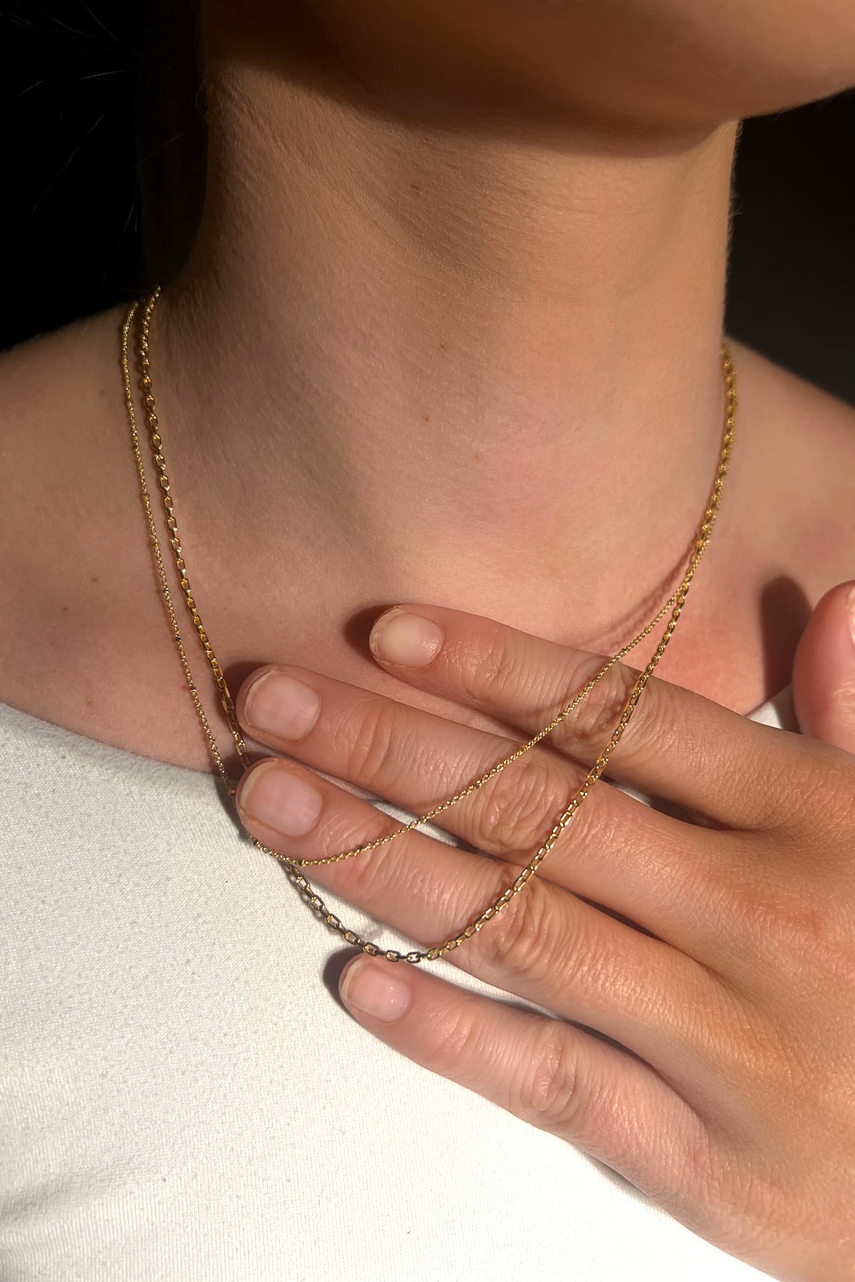 9 Carat Yellow Gold 50cm Flat Diamond Cut Cable 1.6mm Chain available at LeGassick Diamonds and Jewellery Gold Coast, Australia.