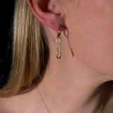 Huggie Drop 0.25ct Diamond Set Earrings set in 9ct Yellow Gold available at LeGassick Diamonds and Jewellery Gold Coast, Australia.