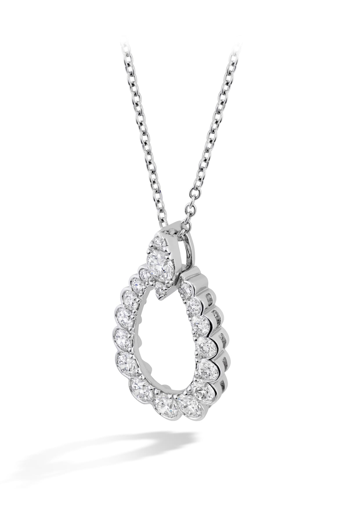 Aerial Regal Teardrop Pendant From Hearts On Fire available at LeGassick Diamonds and Jewellery Gold Coast, Australia.