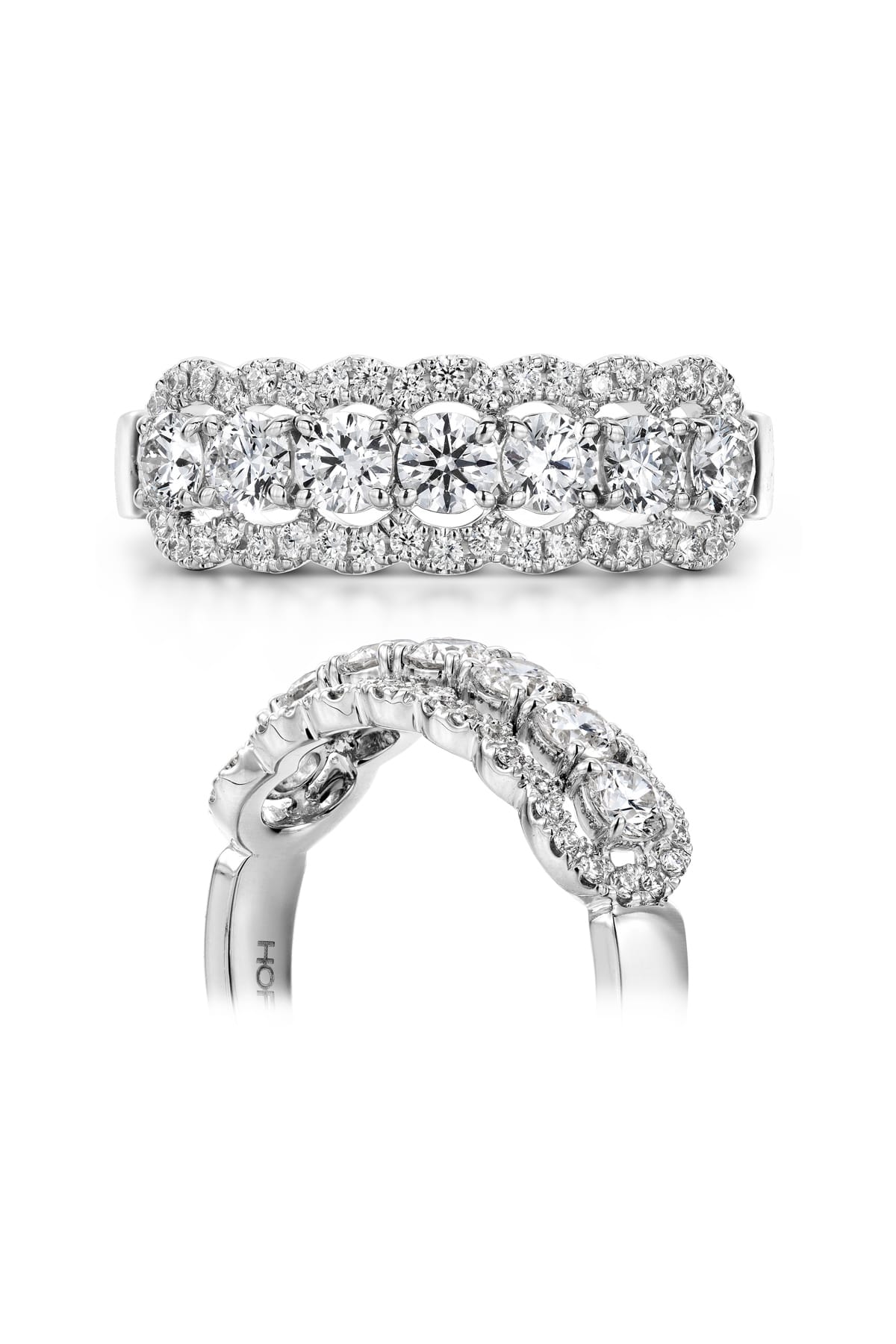 Aurora Seven Diamond Band From Hearts On Fire available at LeGassick Diamonds and Jewellery Gold Coast, Australia.