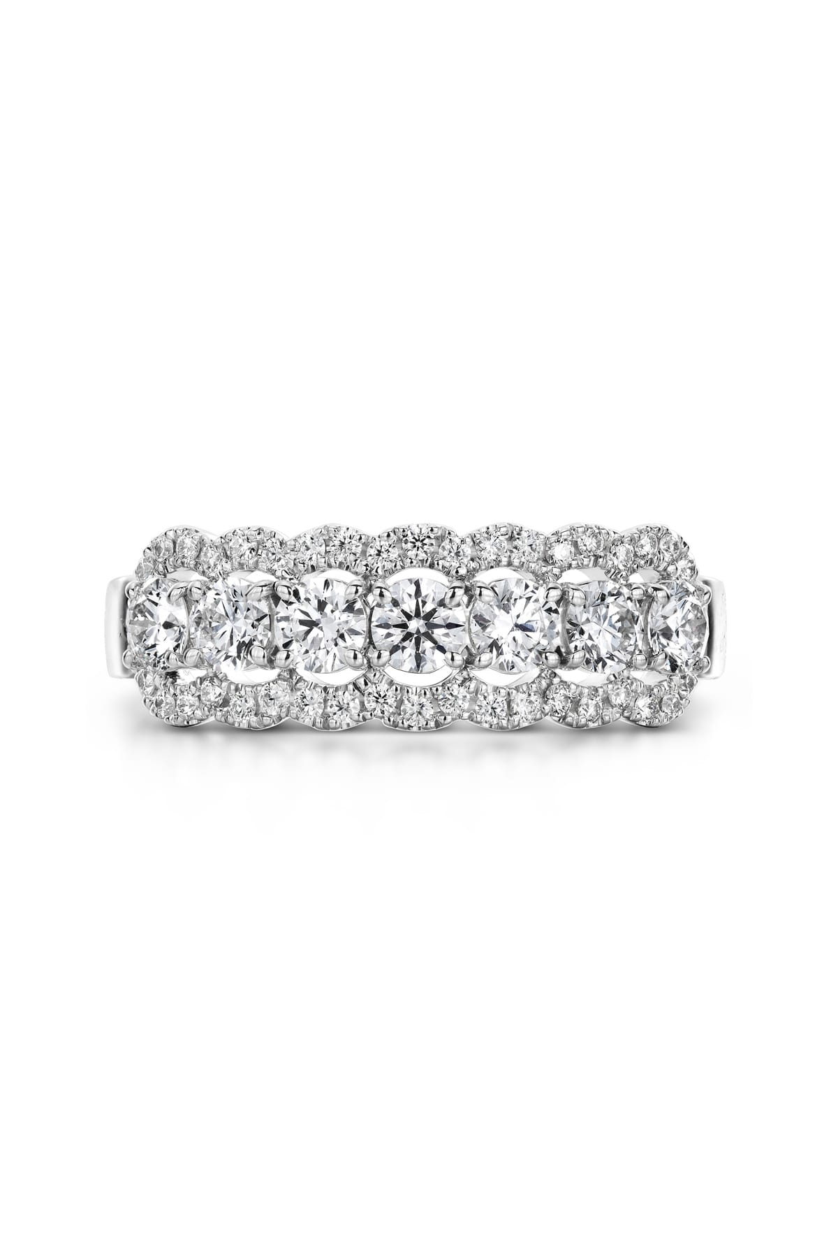 Aurora Seven Diamond Band From Hearts On Fire available at LeGassick Diamonds and Jewellery Gold Coast, Australia.