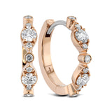 Bezel Regal Huggies From Hearts On Fire available at LeGassick Diamonds and Jewellery Gold Coast, Australia.