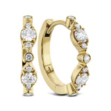 Bezel Regal Huggies From Hearts On Fire available at LeGassick Diamonds and Jewellery Gold Coast, Australia.