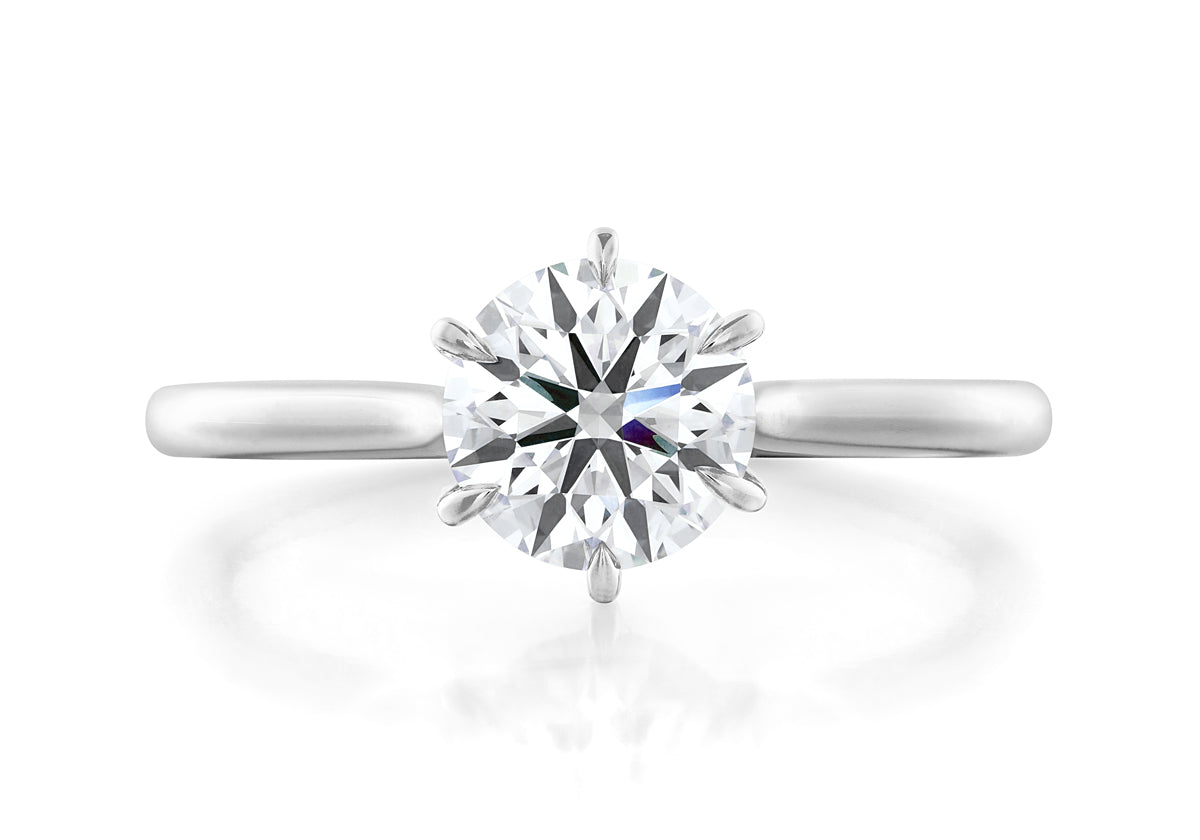 Camilla 6 Prong Engagement Ring From Hearts On Fire available at LeGassick Diamonds and Jewellery Gold Coast, Australia.