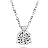Classic 3 Prong Solitaire Pendant From Hearts On Fire available at LeGassick Diamonds and Jewellery Gold Coast, Australia.