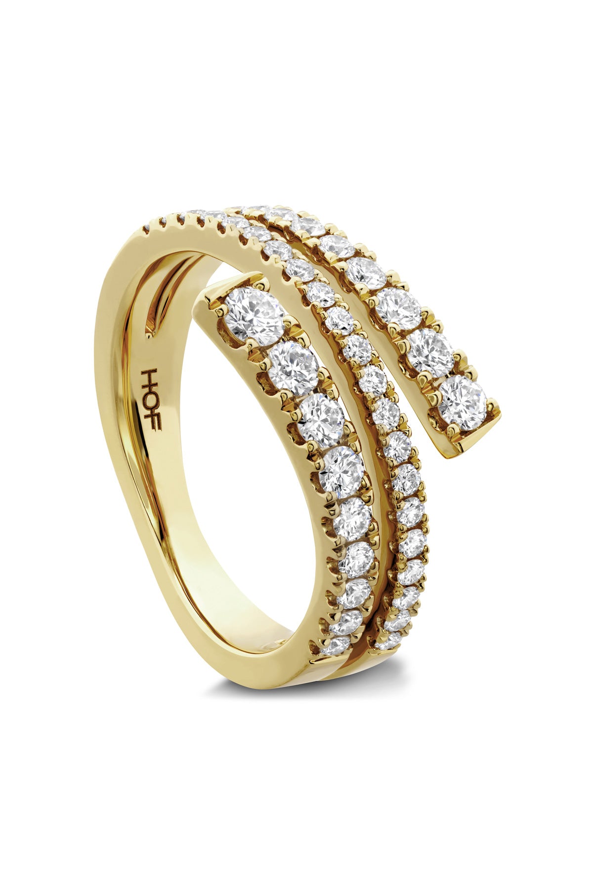 Grace Wrap Ring From Hearts On Fire available at LeGassick Diamonds and Jewellery Gold Coast, Australia.