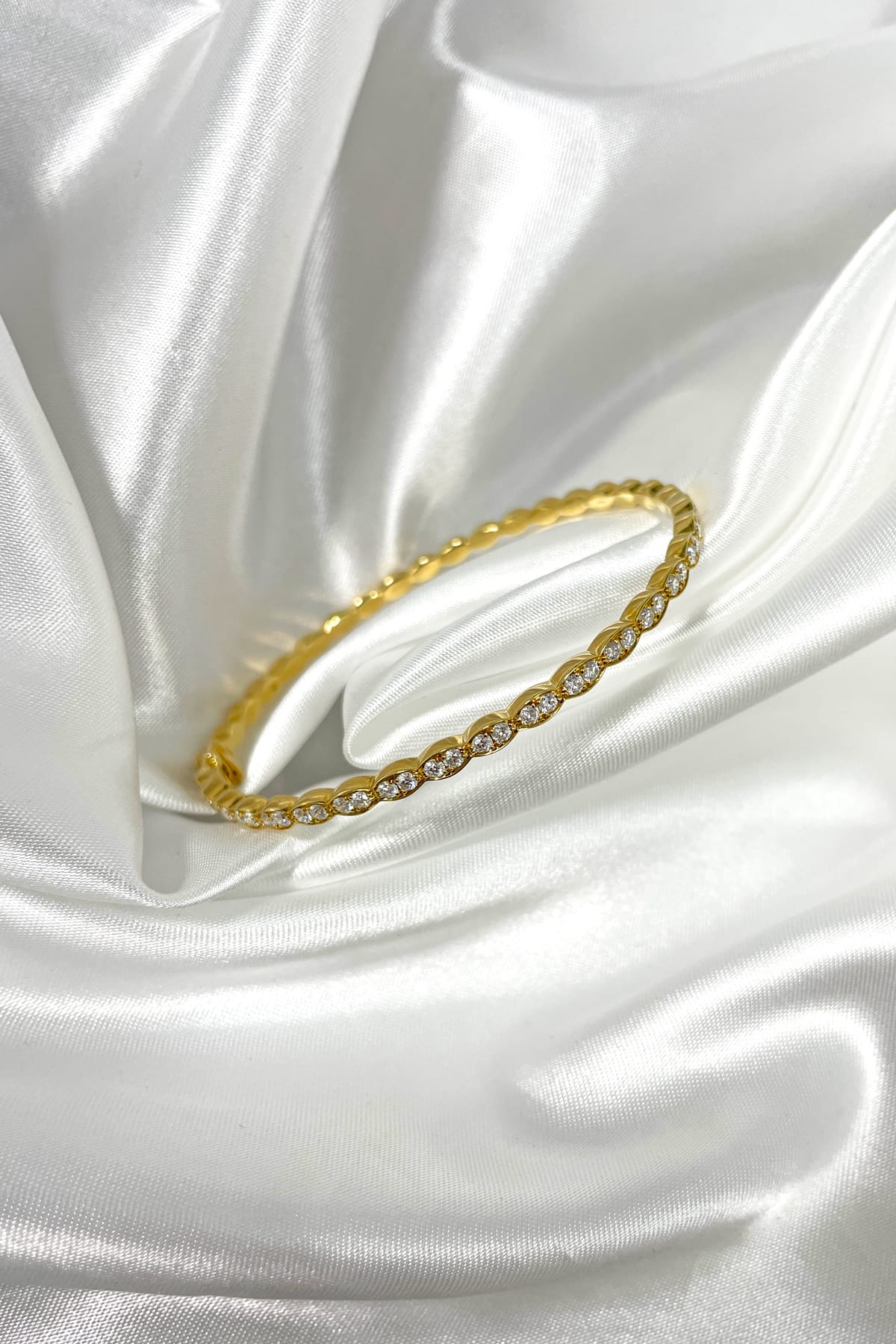 Lorelei Floral Diamond Bangle From Hearts On Fire available at LeGassick Diamonds and Jewellery Gold Coast, Australia.