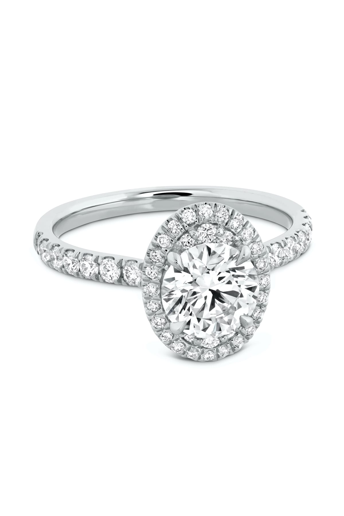 Juliette Oval Halo Diamond Engagement Ring From Hearts On Fire available at LeGassick Diamonds and Jewellery Gold Coast, Australia.