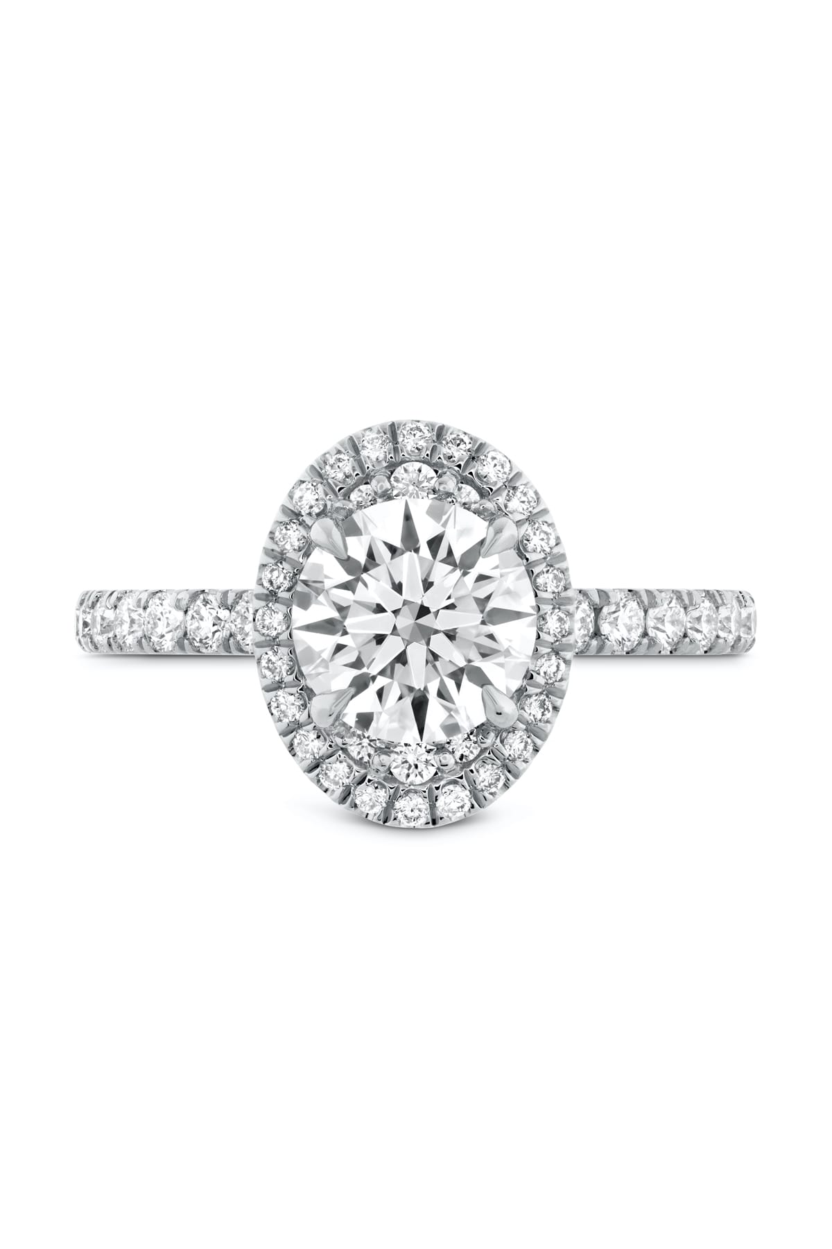 Juliette Oval Halo Diamond Engagement Ring – LeGassick Fine Jewellery