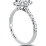 Juliette Oval Halo Diamond Engagement Ring From Hearts On Fire available at LeGassick Diamonds and Jewellery Gold Coast, Australia.