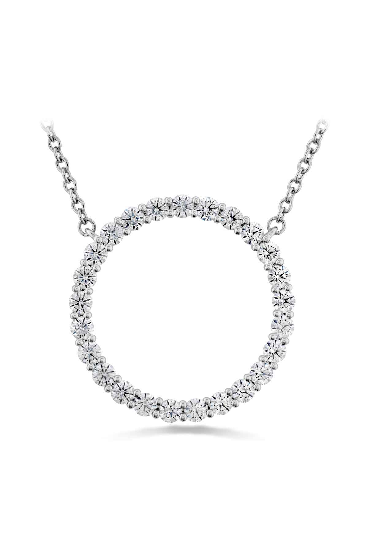 Large Signature Circle Pendant From Hearts On Fire available at LeGassick Diamonds and Jewellery Gold Coast, Australia.