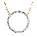 Large Signature Circle Pendant From Hearts On Fire available at LeGassick Diamonds and Jewellery Gold Coast, Australia.