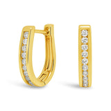 Stunning Diamond Huggie Earrings from LeGassick Diamonds and Jewellery Gold Coast, Australia