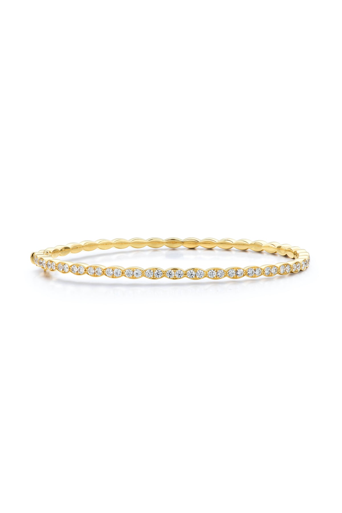 Lorelei Floral Diamond Bangle From Hearts On Fire available at LeGassick Diamonds and Jewellery Gold Coast, Australia.