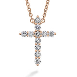 Medium Signature Cross Pendant From Hearts On Fire available at LeGassick Diamonds and Jewellery Gold Coast, Australia.