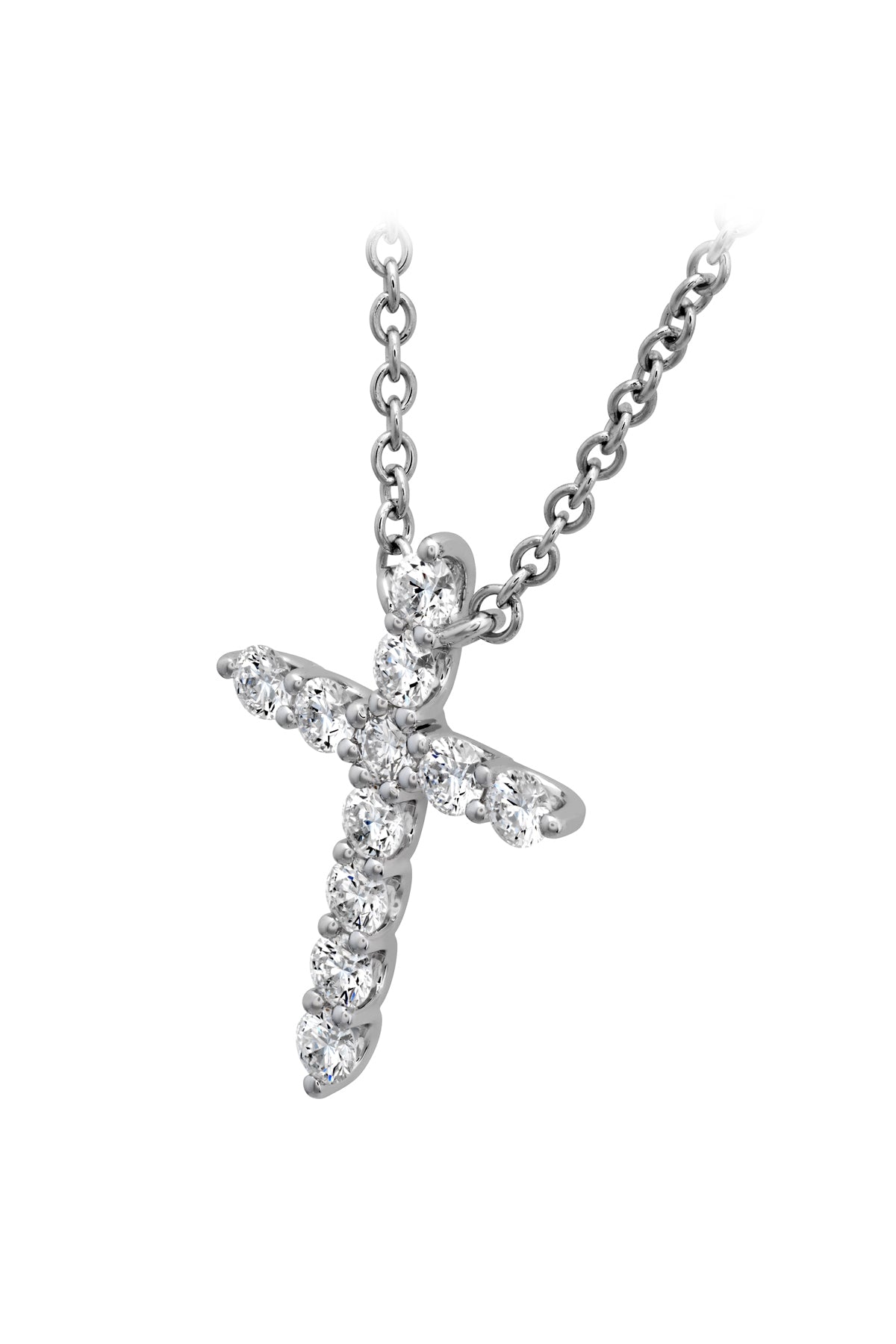 Medium Signature Cross Pendant From Hearts On Fire available at LeGassick Diamonds and Jewellery Gold Coast, Australia.