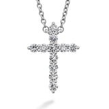 Medium Signature Cross Pendant From Hearts On Fire available at LeGassick Diamonds and Jewellery Gold Coast, Australia.