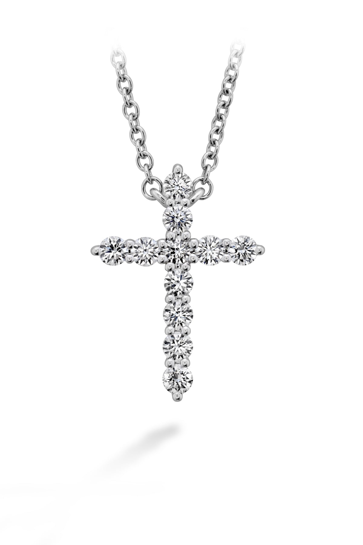 Medium Signature Cross Pendant From Hearts On Fire available at LeGassick Diamonds and Jewellery Gold Coast, Australia.