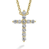 Medium Signature Cross Pendant From Hearts On Fire available at LeGassick Diamonds and Jewellery Gold Coast, Australia.
