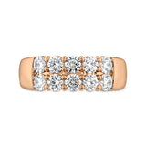 Signature Double Row Ring From Hearts On Fire available at LeGassick Diamonds and Jewellery Gold Coast, Australia.