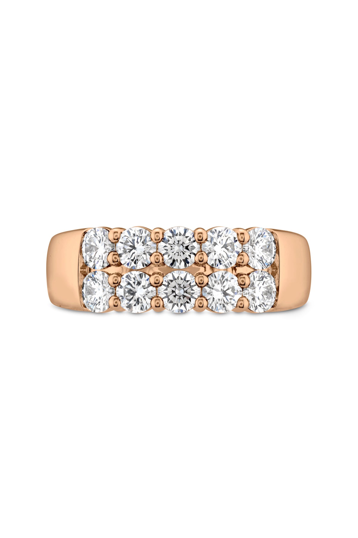 Signature Double Row Ring From Hearts On Fire available at LeGassick Diamonds and Jewellery Gold Coast, Australia.