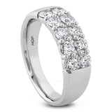Signature Double Row Ring From Hearts On Fire available at LeGassick Diamonds and Jewellery Gold Coast, Australia.