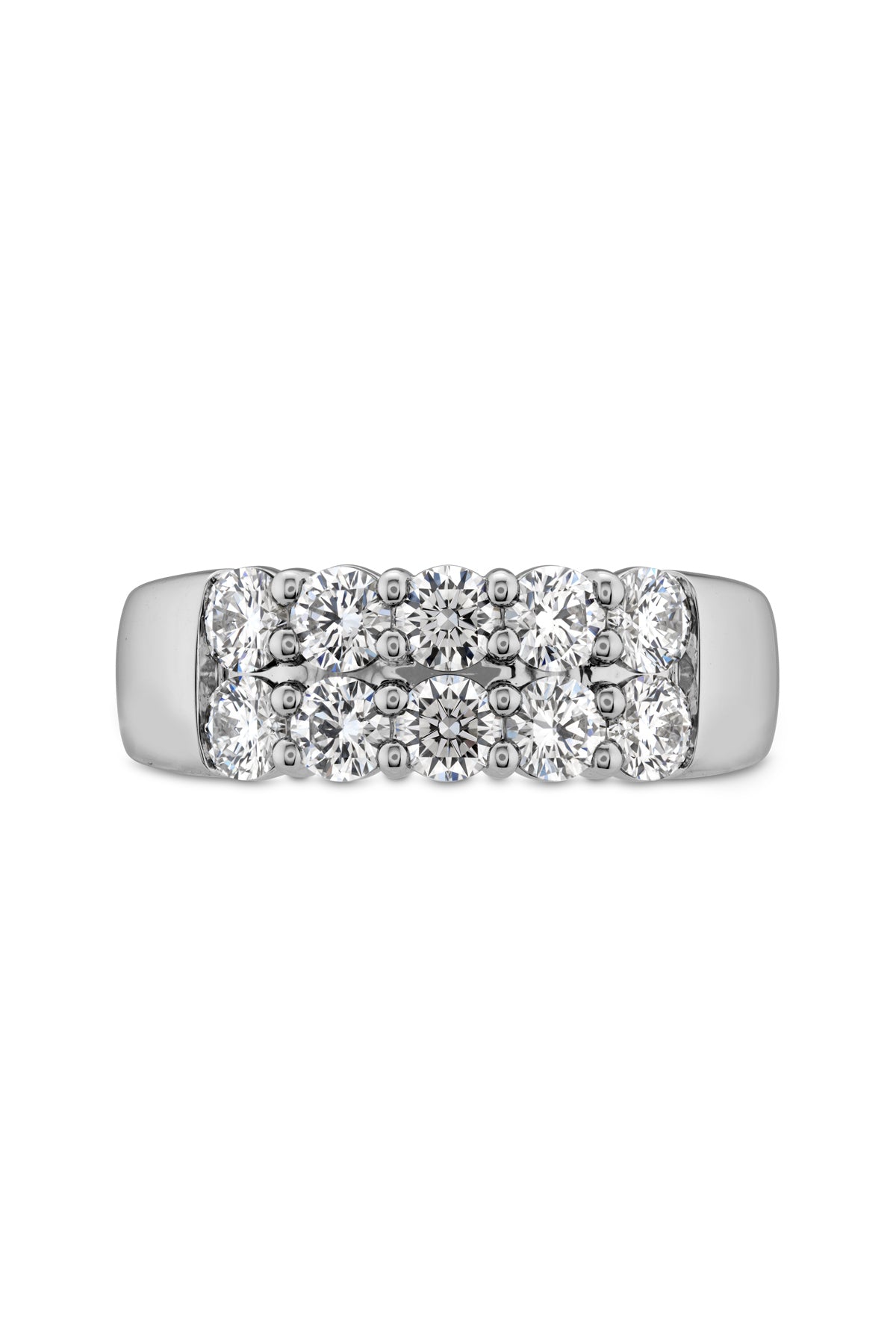 Signature Double Row Ring From Hearts On Fire available at LeGassick Diamonds and Jewellery Gold Coast, Australia.