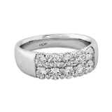 Signature Double Row Ring From Hearts On Fire available at LeGassick Diamonds and Jewellery Gold Coast, Australia.