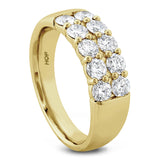 Signature Double Row Ring From Hearts On Fire available at LeGassick Diamonds and Jewellery Gold Coast, Australia.