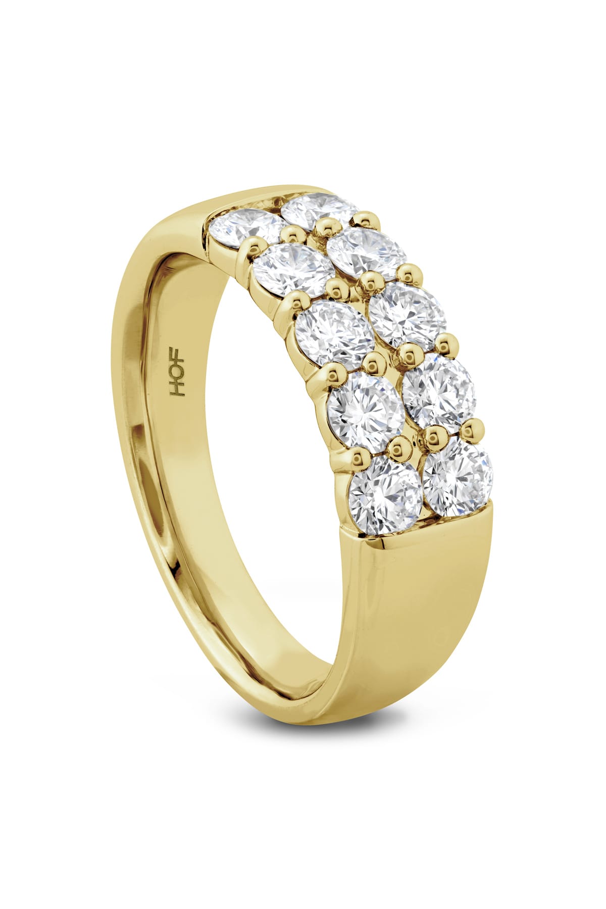 Signature Double Row Ring From Hearts On Fire available at LeGassick Diamonds and Jewellery Gold Coast, Australia.