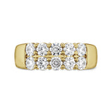 Signature Double Row Ring From Hearts On Fire available at LeGassick Diamonds and Jewellery Gold Coast, Australia.
