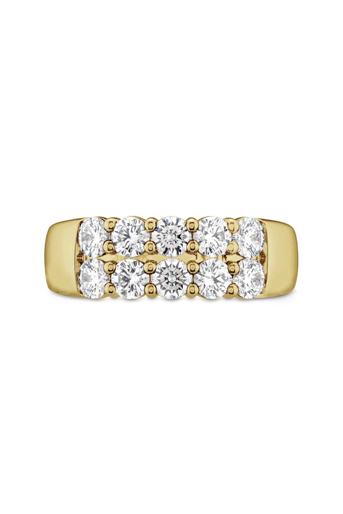 Signature Double Row Ring From Hearts On Fire available at LeGassick Diamonds and Jewellery Gold Coast, Australia.