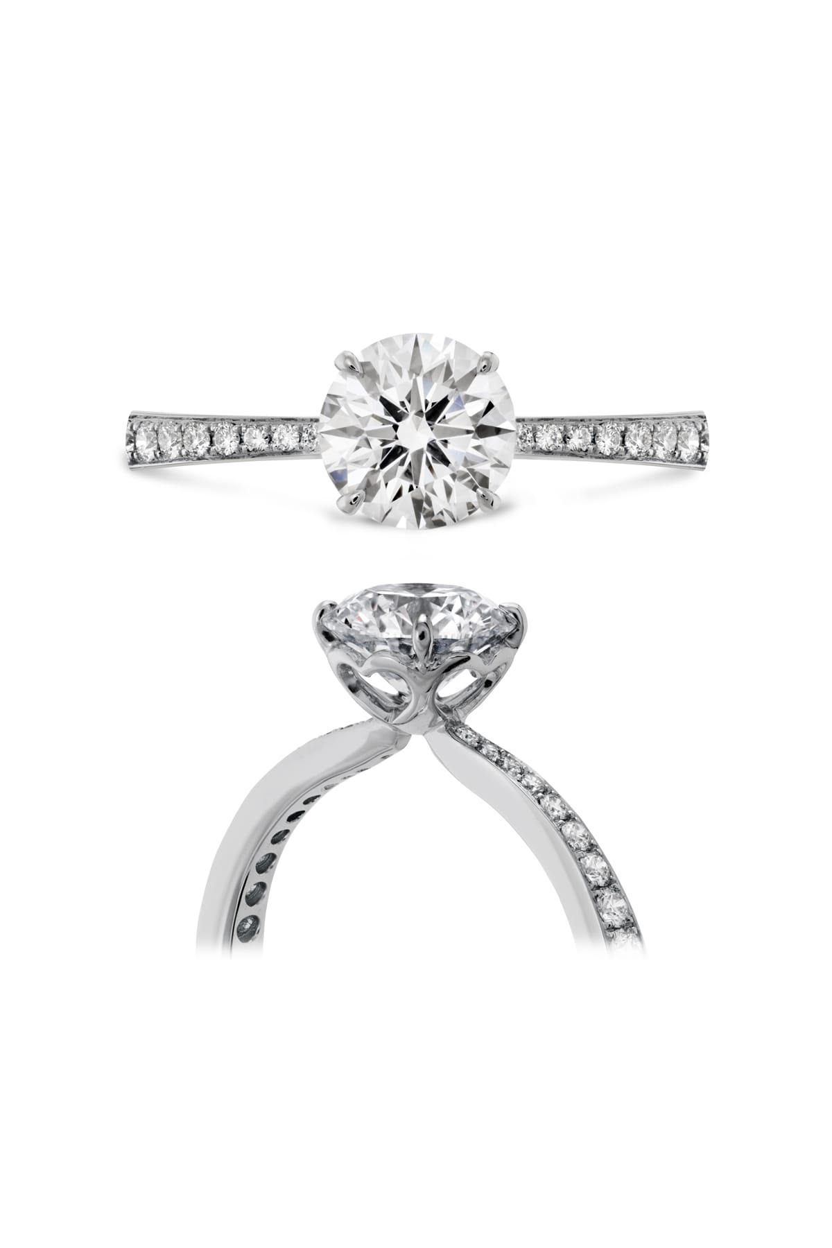 Signature Engagement Ring From Hearts On Fire available at LeGassick Diamonds and Jewellery Gold Coast, Australia.
