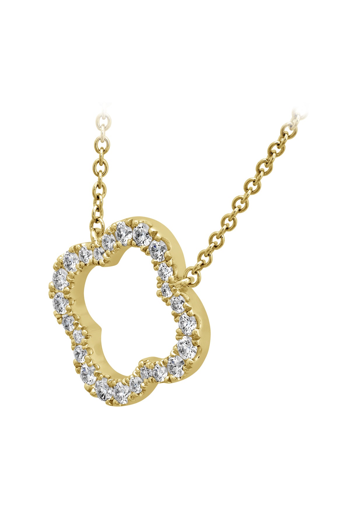 Medium Signature Petal Pendant From Hearts On Fire available at LeGassick Diamonds and Jewellery Gold Coast, Australia.