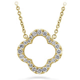 Medium Signature Petal Pendant From Hearts On Fire available at LeGassick Diamonds and Jewellery Gold Coast, Australia.