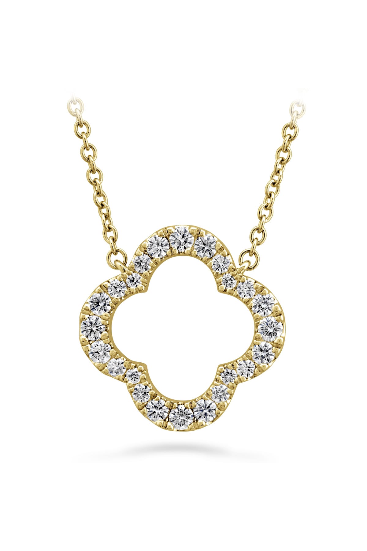 Medium Signature Petal Pendant From Hearts On Fire available at LeGassick Diamonds and Jewellery Gold Coast, Australia.