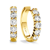 Small Mini Diamond Hoop Earrings From Hearts On Fire available at LeGassick Diamonds and Jewellery Gold Coast, Australia.
