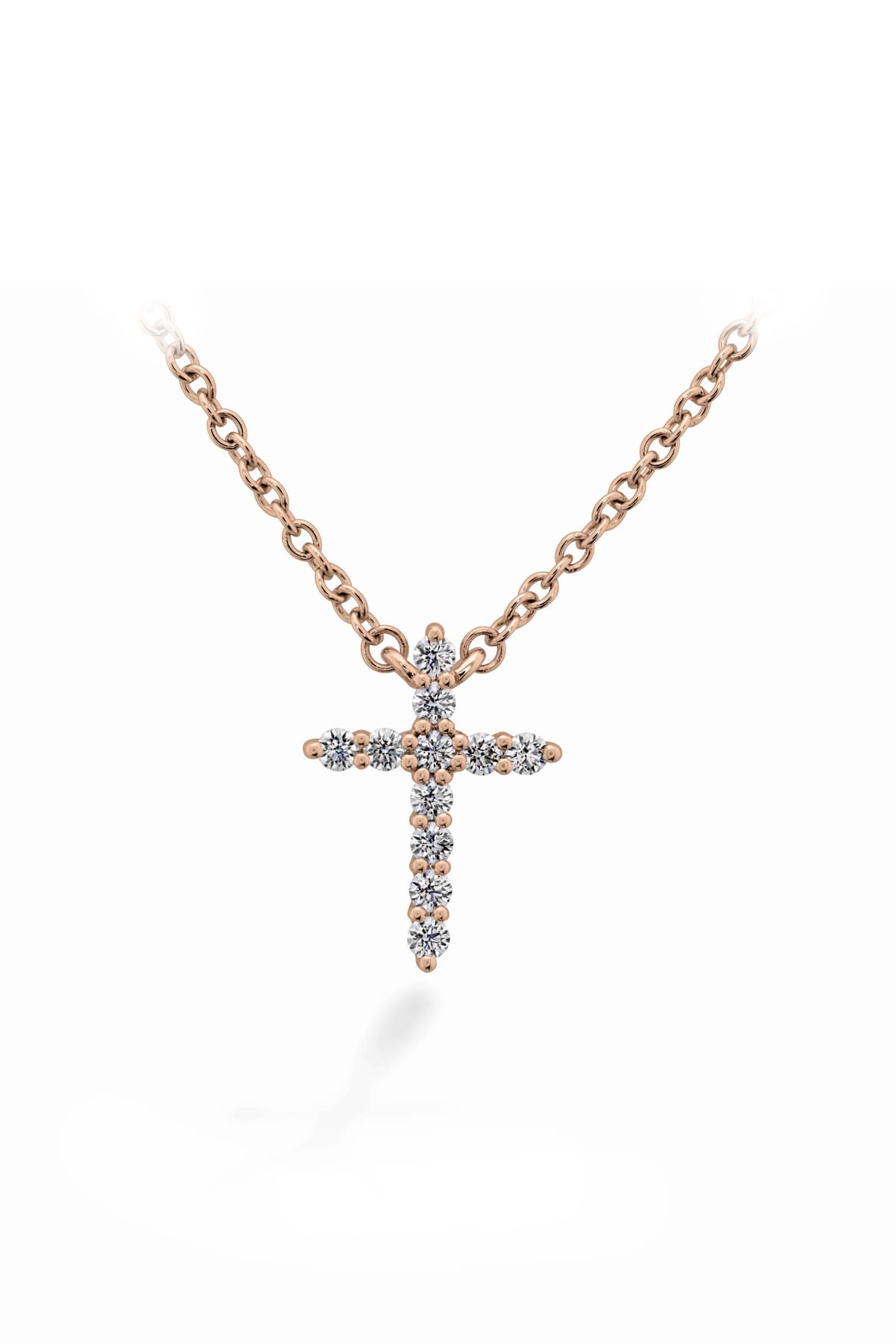 Small Signature Cross Pendant From Hearts On Fire available at LeGassick Diamonds and Jewellery Gold Coast, Australia.