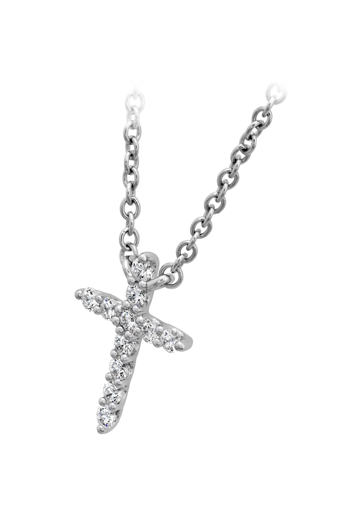 Small Signature Cross Pendant From Hearts On Fire available at LeGassick Diamonds and Jewellery Gold Coast, Australia.