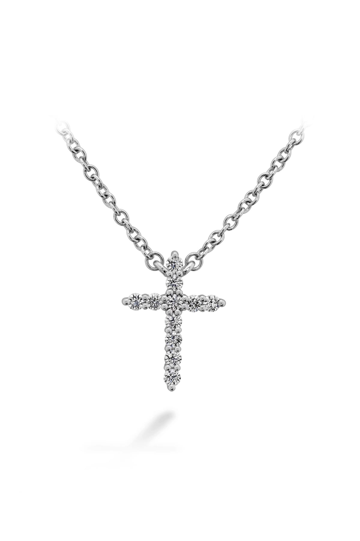Small Signature Cross Pendant From Hearts On Fire available at LeGassick Diamonds and Jewellery Gold Coast, Australia.