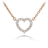 Small Signature Heart Pendant From Hearts On Fire available at LeGassick Diamonds and Jewellery Gold Coast, Australia.