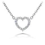 Small Signature Heart Pendant From Hearts On Fire available at LeGassick Diamonds and Jewellery Gold Coast, Australia.
