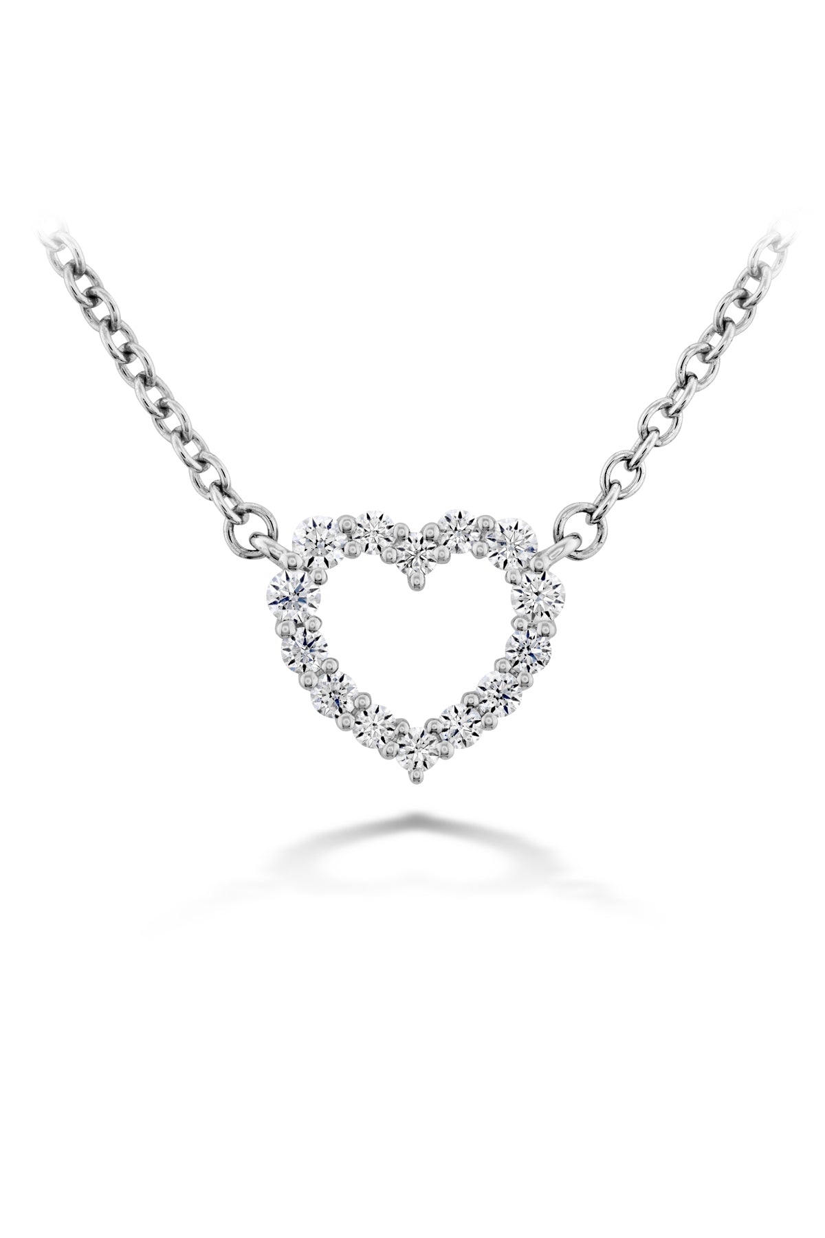 Small Signature Heart Pendant From Hearts On Fire available at LeGassick Diamonds and Jewellery Gold Coast, Australia.