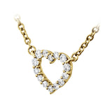 Small Signature Heart Pendant From Hearts On Fire available at LeGassick Diamonds and Jewellery Gold Coast, Australia.