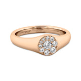 Tessa Circle Signet Ring From Hearts On Fire available at LeGassick Diamonds and Jewellery Gold Coast, Australia.