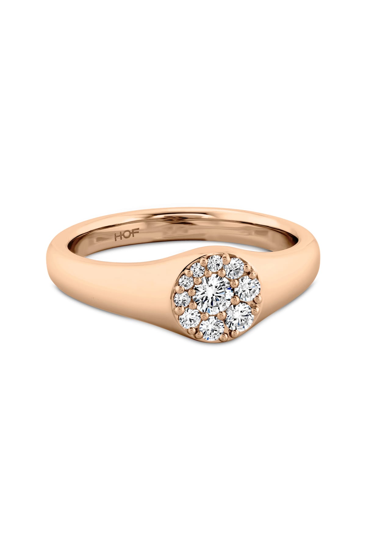 Tessa Circle Signet Ring From Hearts On Fire available at LeGassick Diamonds and Jewellery Gold Coast, Australia.