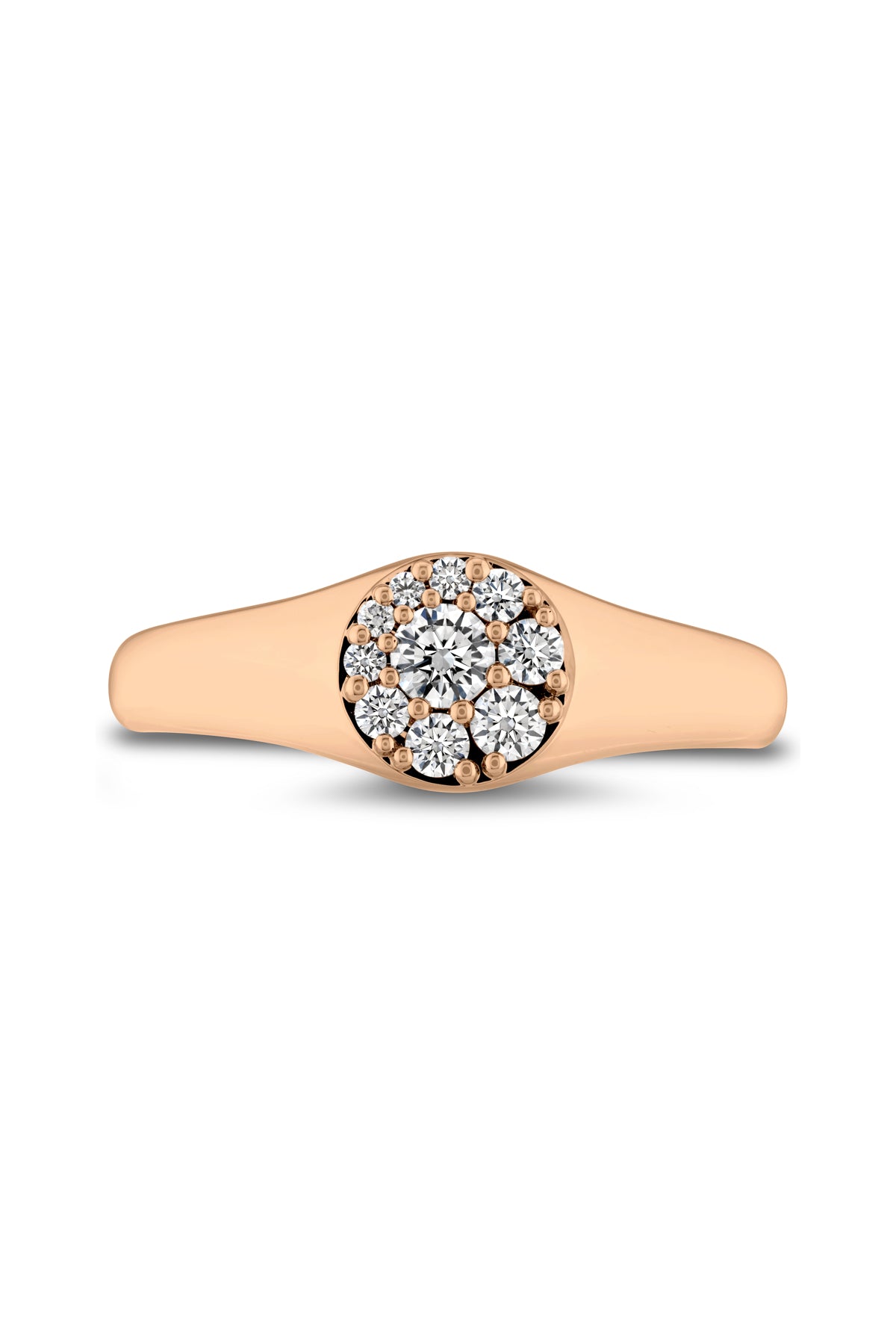 Tessa Circle Signet Ring From Hearts On Fire available at LeGassick Diamonds and Jewellery Gold Coast, Australia.