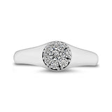 Tessa Circle Signet Ring From Hearts On Fire available at LeGassick Diamonds and Jewellery Gold Coast, Australia.