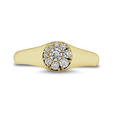 Tessa Circle Signet Ring From Hearts On Fire available at LeGassick Diamonds and Jewellery Gold Coast, Australia.